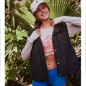 Free People Quinn Quilted Puffer Vest